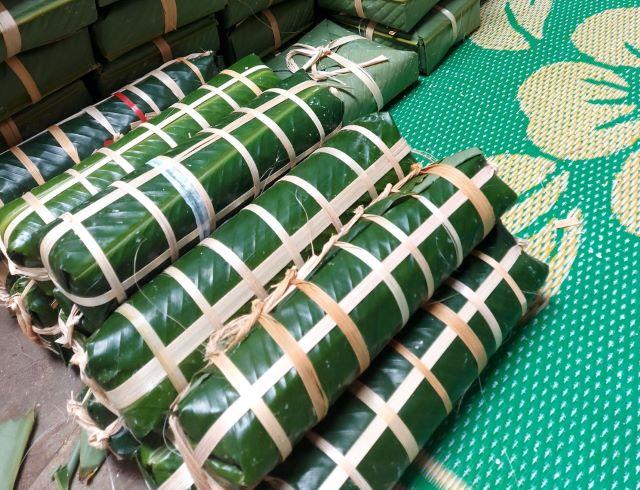 Bánh Tét là một loại bánh truyền thống không thể thiếu trong những ngày Tết Việt - Ảnh từ Nguyễn Hồng Minh