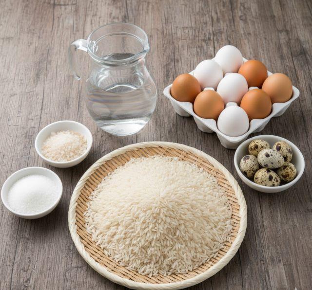 Nguyên liệu để làm bánh căn