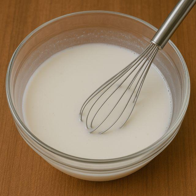 Bước trộn bột