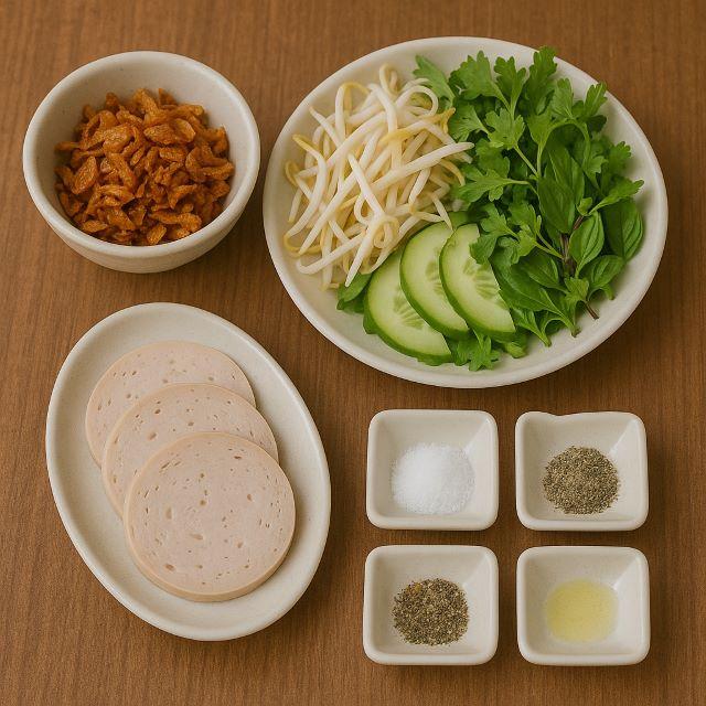 Nguyên liệu ăn kèm