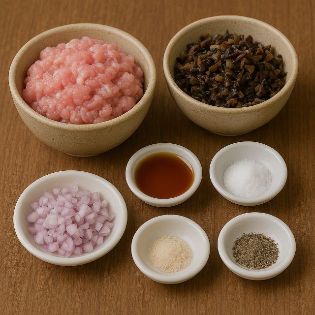 Nguyên liệu để phàm phần nhân bánh