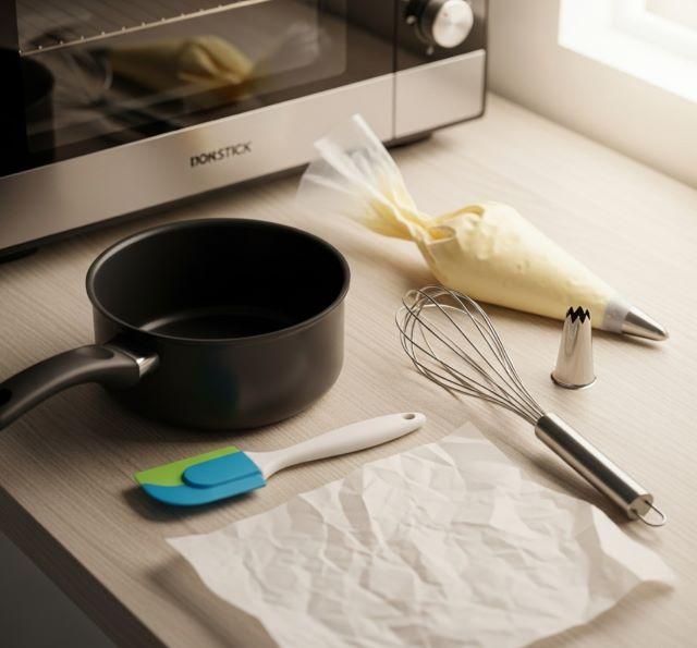 Dụng cụ để làm bánh su kem