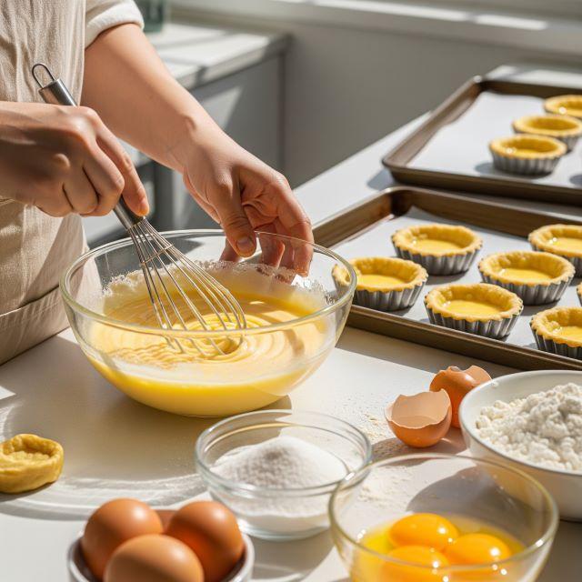 Bước pha nhân kem trứng