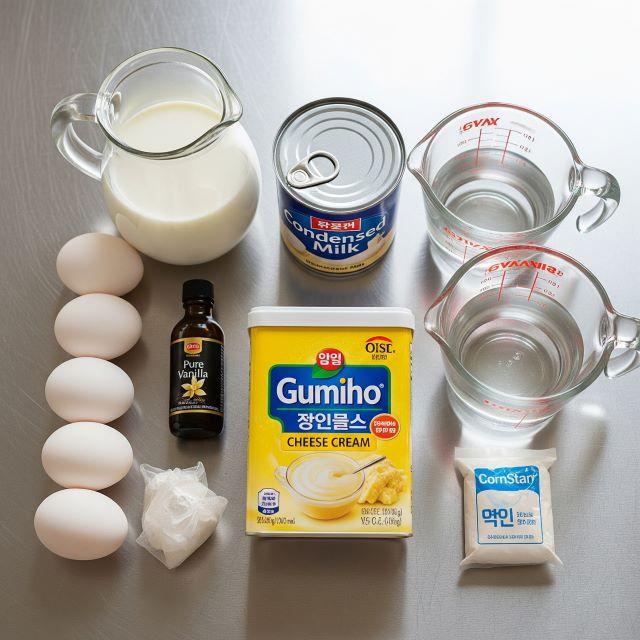 Nguyên liệu làm nhân kem trứng béo ngậy