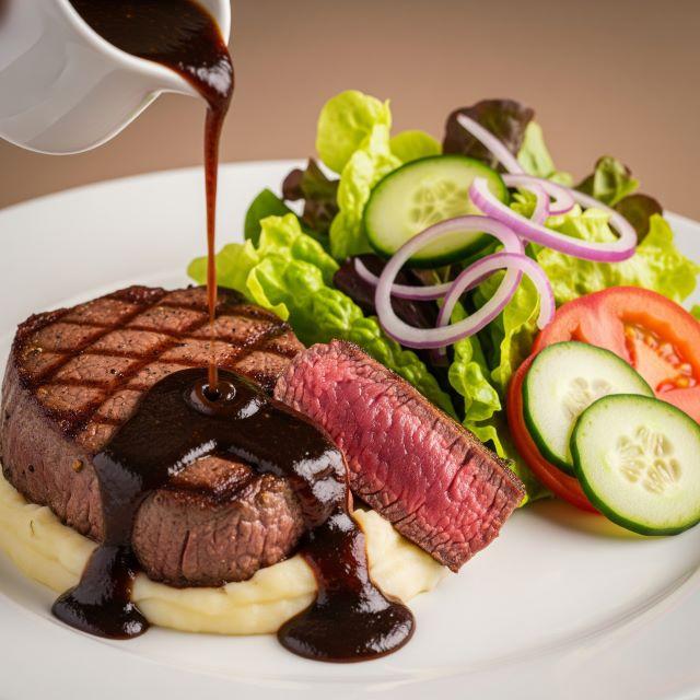 Trình bày ra đĩa và thưởng thức món bò bít tết do chính tay mình làm thôi nào