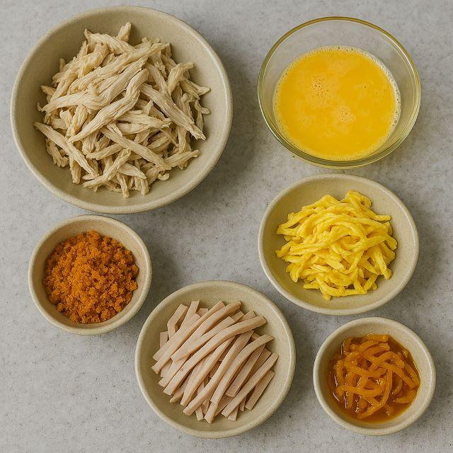 Chuẩn bị các nguyên liệu còn lại