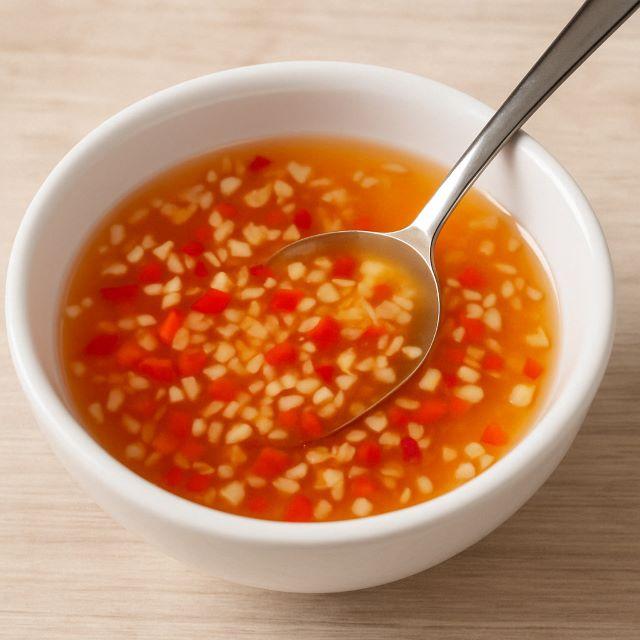 Nước mắm chua ngọt ăn với bún thịt nướng