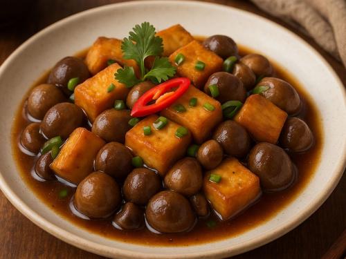 Cách làm đậu hũ kho nấm rơm - Món ăn "hao cơm"