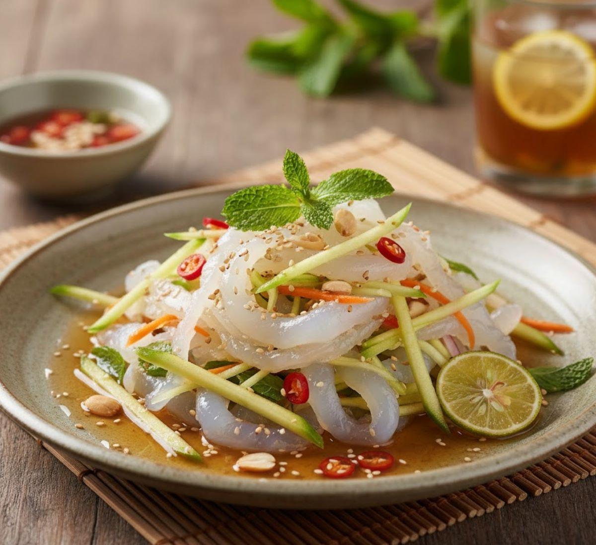 Cách làm gỏi sứa vị truyền thống