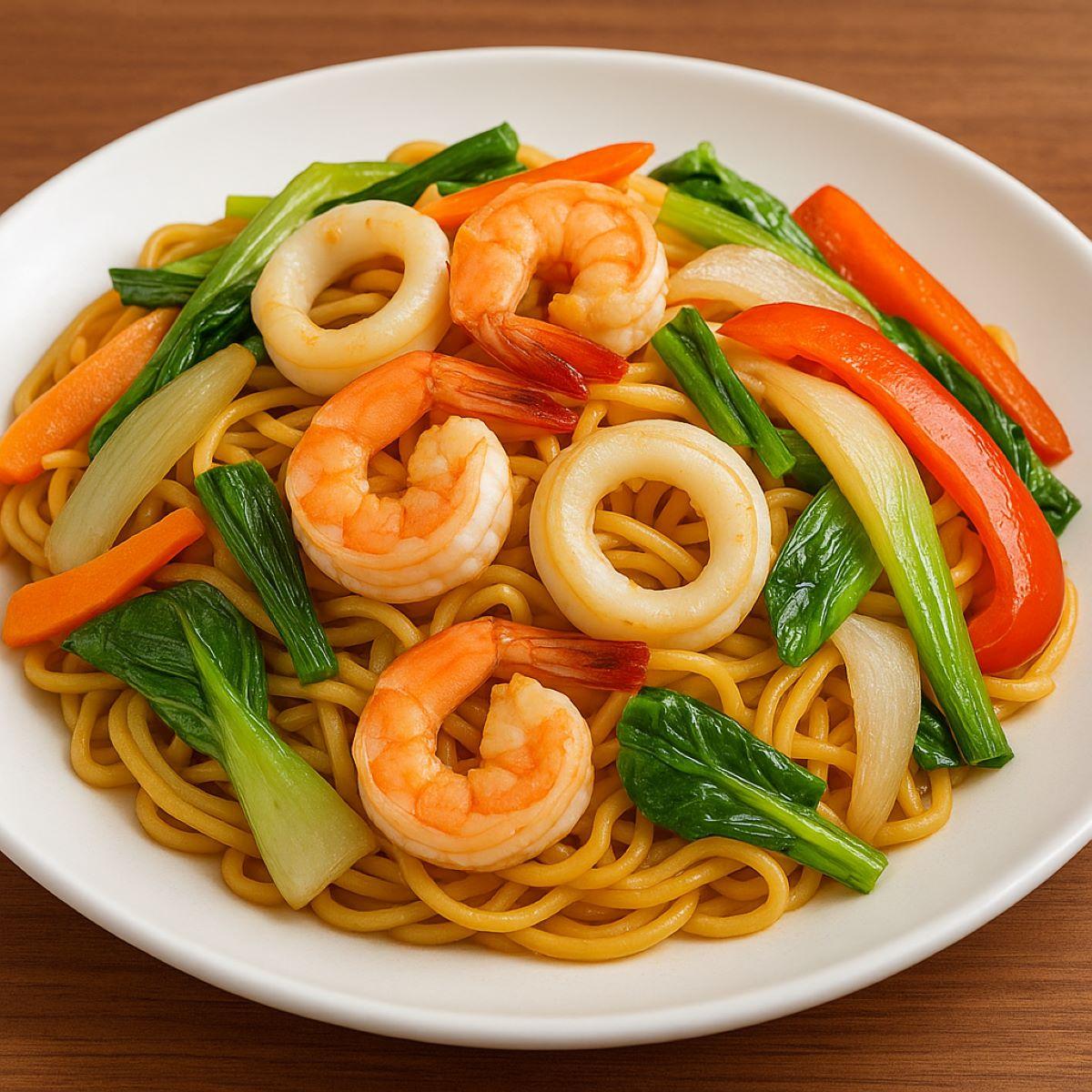 Cách làm mì xào hải sản thơm ngon, đơn giản tại nhà