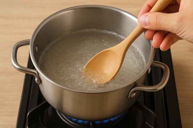 Bước nấu thạch rau câu