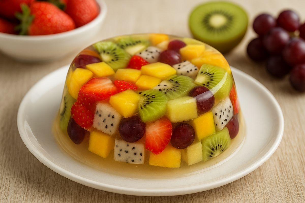 Cách làm rau câu trái cây ngon, trong suốt mát lạnh