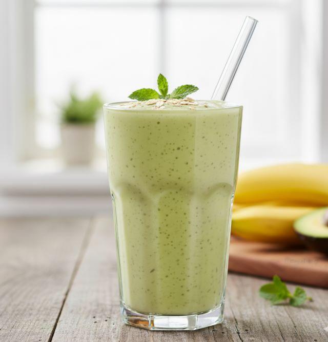 Sinh tố bơ chuối yến mạch