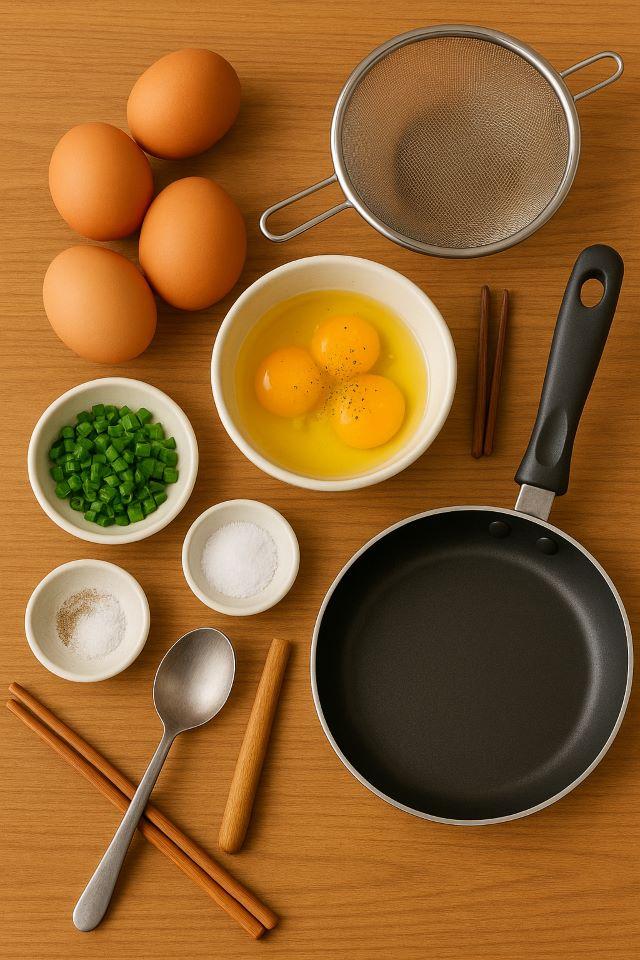 Nguyên liệu làm trứng chiên