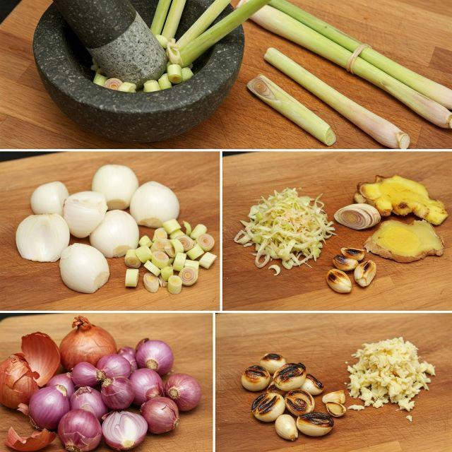 Chuẩn bị các loại rau củ