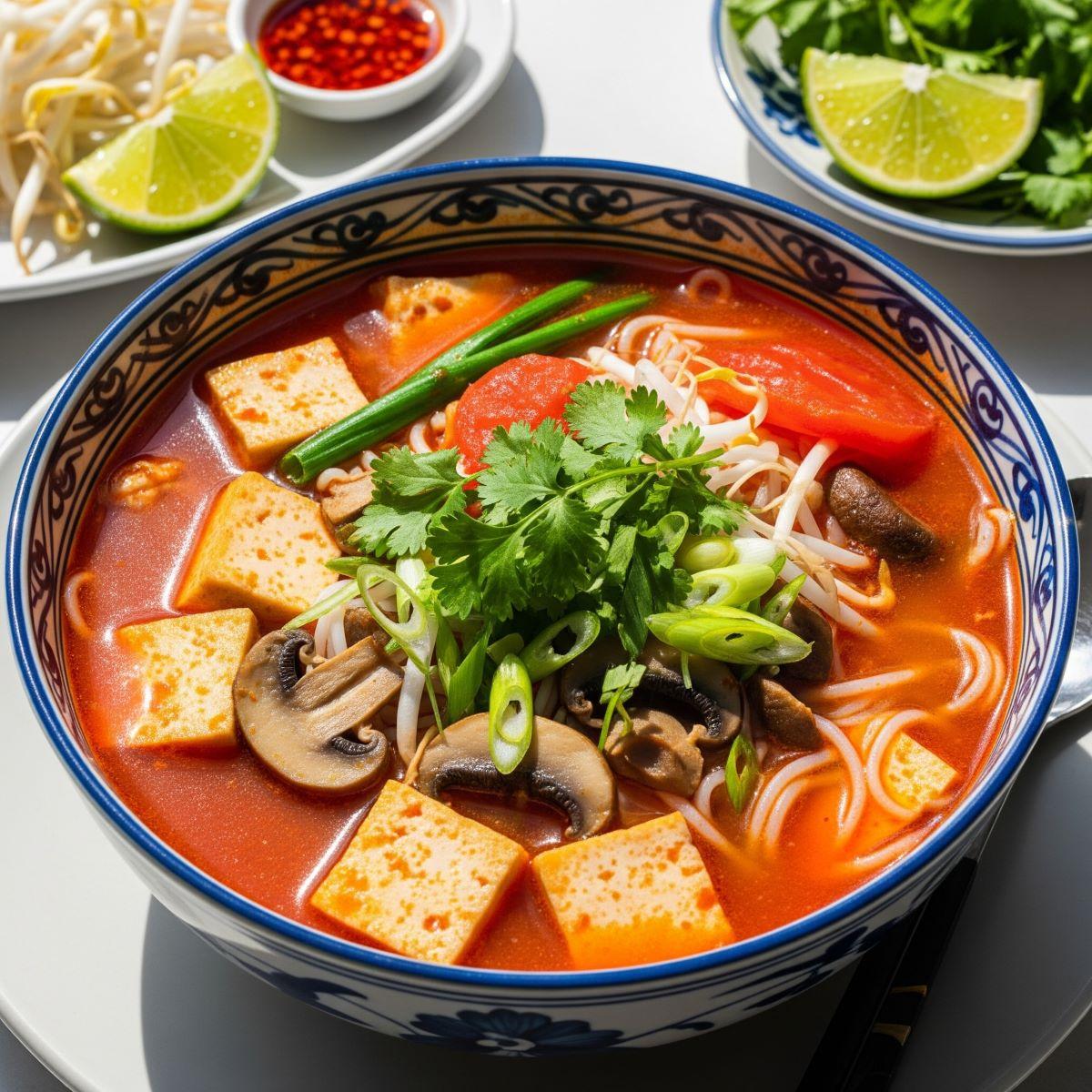 Cách nấu bún riêu chay đơn giản, đậm đà tại nhà