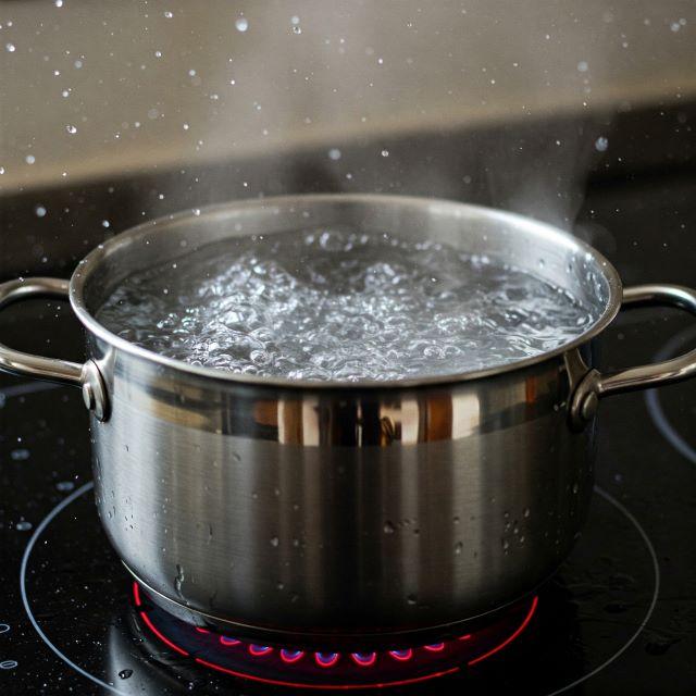 Đun sôi nồi nước