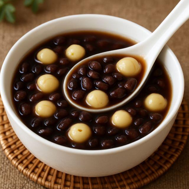 Chè đậu đen hạt sen