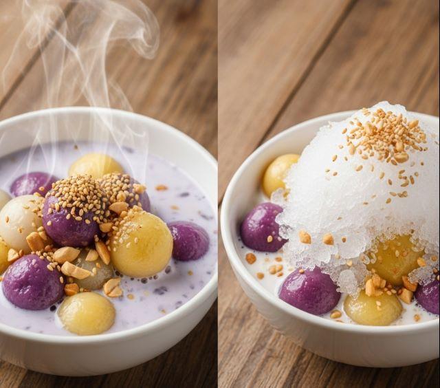 Thưởng thức thành phẩm vừa nấu xong (bạn có thể ăn nóng hoặc cho thêm đá)