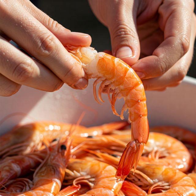 Sơ chế tôm