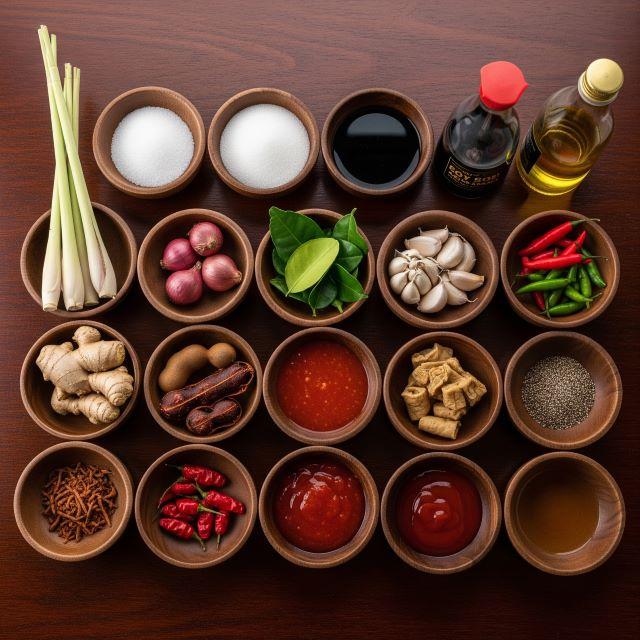 Các gia vị để nấu lẩu chay