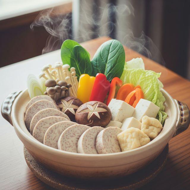 Lẩu chao khoai môn chay béo ngậy