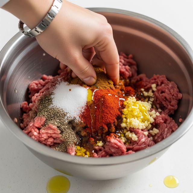 Ướp thị bò để làm mì ý sốt bò bằm