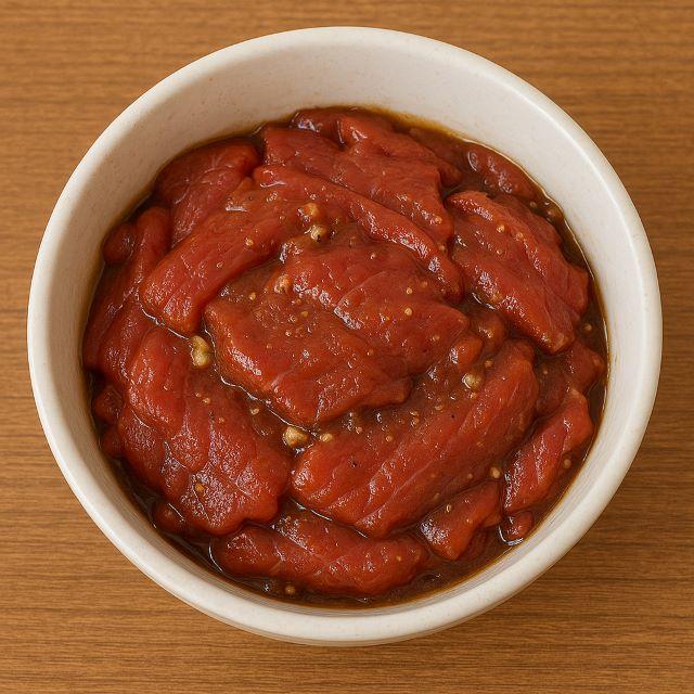 Sơ chế và ướp thịt bò