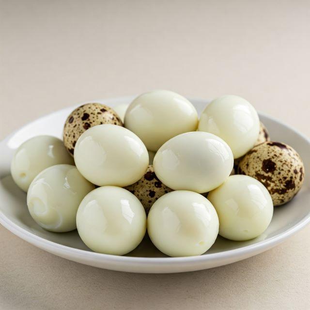 Luộc và bóc vỏ trứng cút