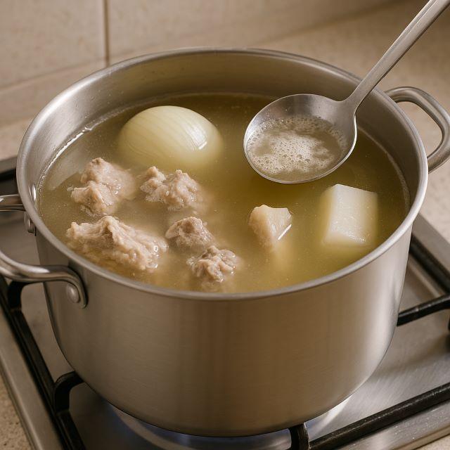 Nồi nước lèo mì quảng