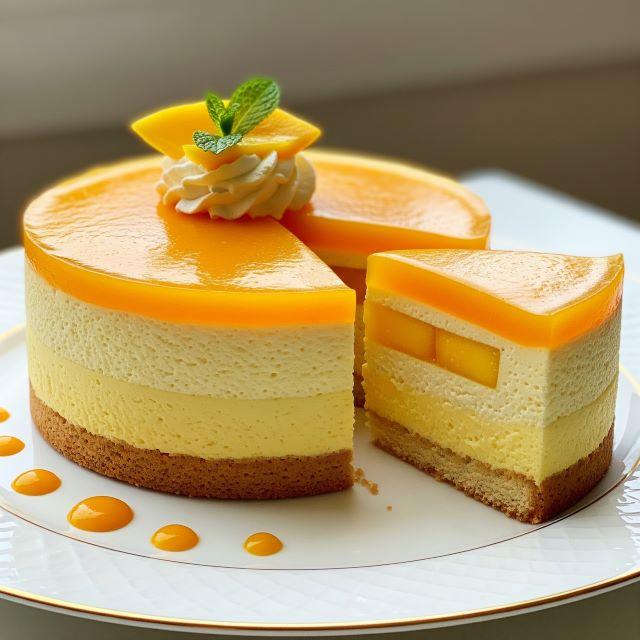 Thưởng thức hương vị bánh mousse xoài do chính tay mình tự làm