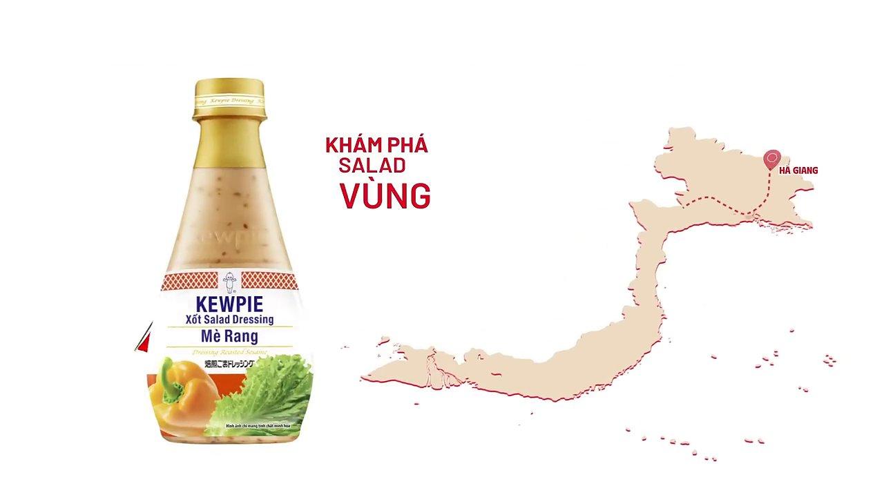 Salad Vùng Miền Phong Cách Mới: Biến Tấu Cùng Sốt Kewpie