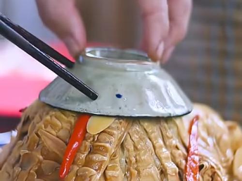 Măng ấp đất đỏ, công nghệ thủ công tạo măng lưỡi heo thương phẩm. #TamThaiTu #nuoctuongdamdac